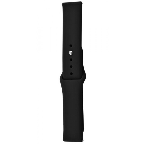 

Силиконовый ремешок Sport для Xiaomi Amazfit/Samsung 20 mm (Черный / Black) (836913)