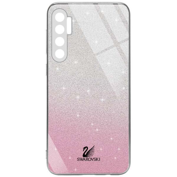 

TPU+Glass чехол Swarovski Full Camera для Xiaomi Mi Note 10 Lite (Розовый) (1082600)