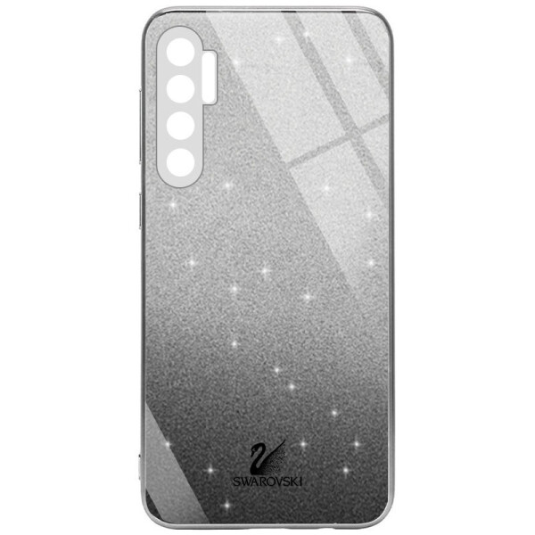 

TPU+Glass чехол Swarovski Full Camera для Xiaomi Mi Note 10 Lite (Черный) (1082603)