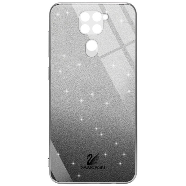 

TPU+Glass чехол Swarovski Full Camera для Xiaomi Redmi 10X (Черный) (1082653)