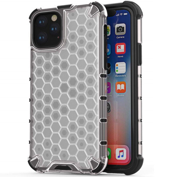 

Ударопрочный чехол Honeycomb для Apple iPhone 11 Pro Max (6.5";) (Прозрачный) (789414)