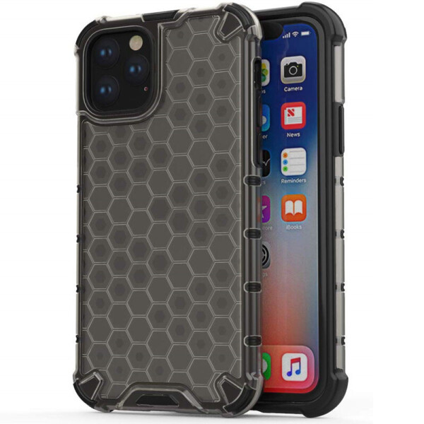 

Ударопрочный чехол Honeycomb для Apple iPhone 11 Pro Max (6.5";) (Черный) (789416)