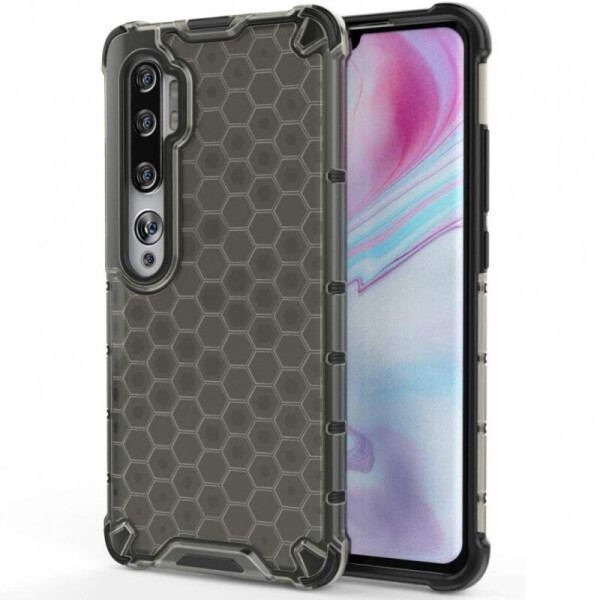 

Ударопрочный чехол Honeycomb для Xiaomi Mi Note 10 Pro (Черный) (869878)
