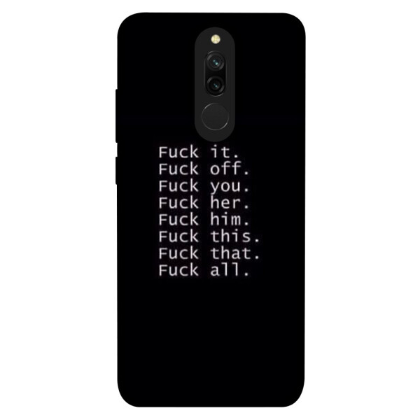 

Чехол F_ck it для Xiaomi Redmi 8 (1074547)