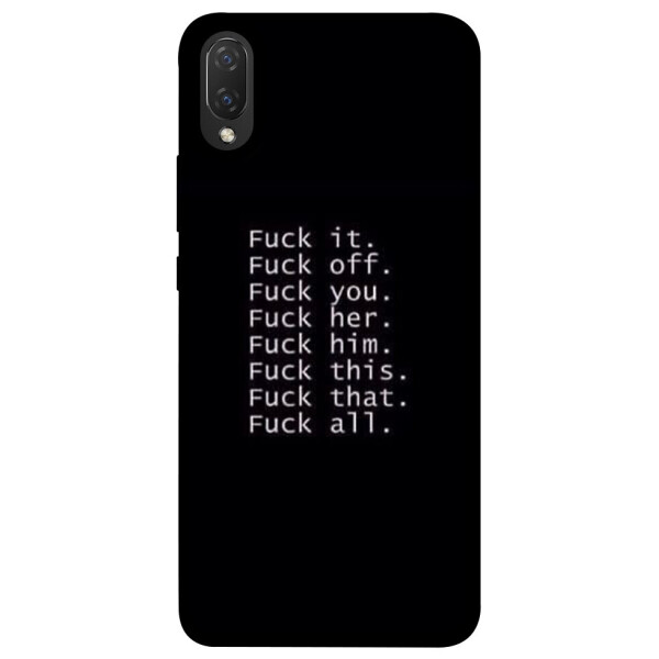 

Чехол F_ck it для Huawei P Smart+ (nova 3i) (1074501)