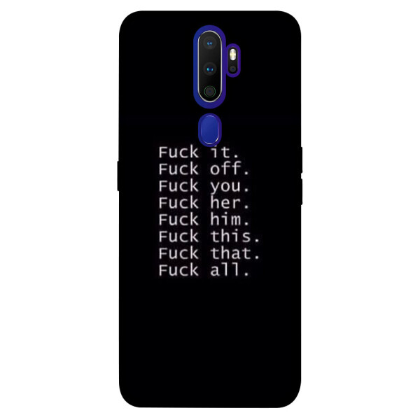 

Чехол F_ck it для Oppo A9 (2020) (1074628)