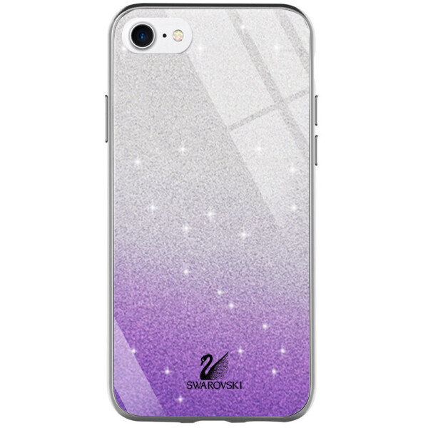 

TPU+Glass чехол Swarovski для iPhone 8 (4.7";) (Фиолетовый) (784935)