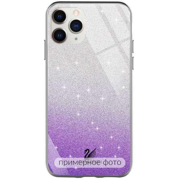 

TPU+Glass чехол Swarovski для Apple iPhone 12 mini (5.4";) (Фиолетовый) (1080224)