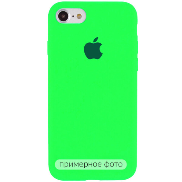 

Чехол Silicone Case Full Protective (AA) для Apple iPhone XS Max (6.5";) (Салатовый / Neon green) (907980)
