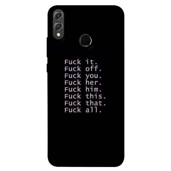 

Чехол F_ck it для Huawei Honor 8X (1074494)