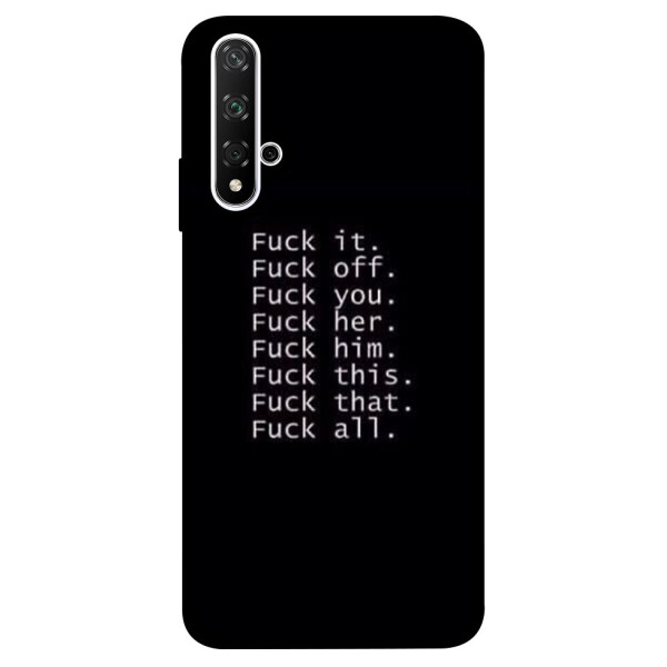 

Чехол F_ck it для Huawei Nova 5T (1074496)