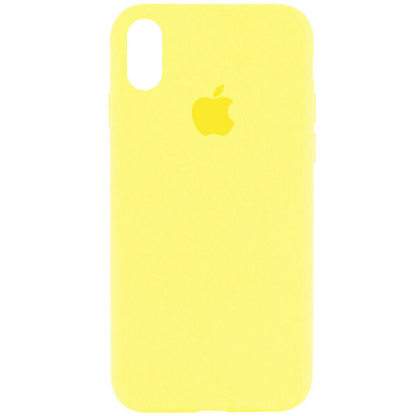 

Чехол Silicone Case Full Protective (AA) для Apple iPhone XR (6.1";) (Желтый / Pollen) (1065966)