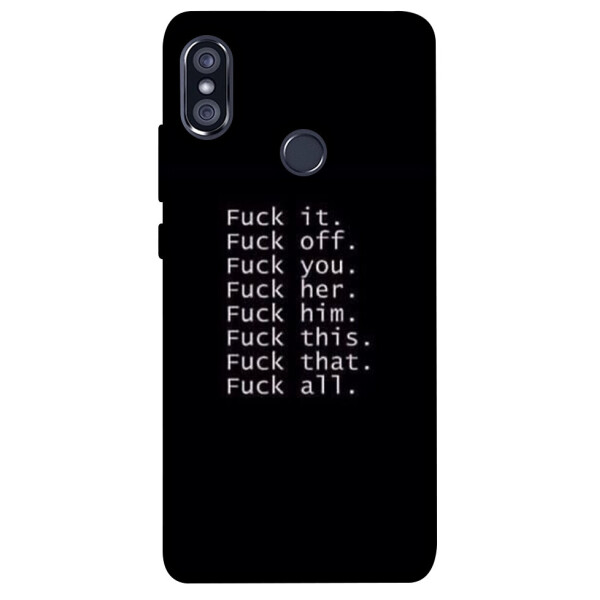 

Чехол F_ck it для Xiaomi Redmi Note 5 Pro (1074564)