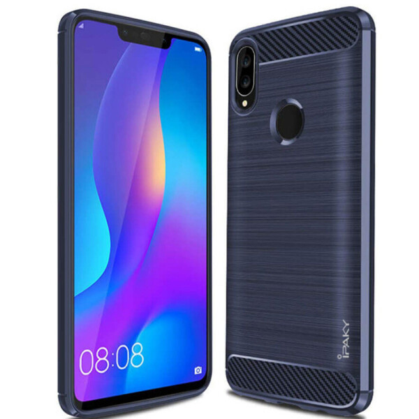 

TPU чехол iPaky Slim Series для Huawei P Smart+ (Синий) (660513)
