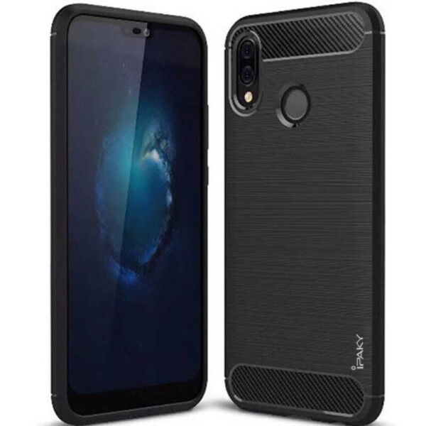 

TPU чехол iPaky Slim Series для Huawei P Smart+ (Черный) (660514)