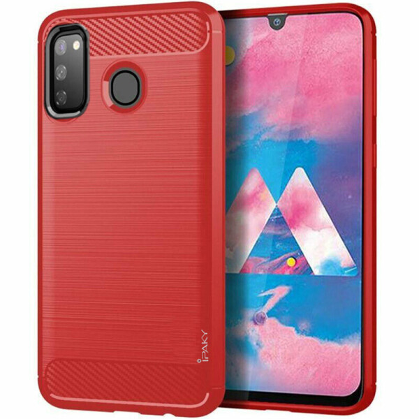 

TPU чехол iPaky Slim Series для Samsung Galaxy M21 (Красный) (787761)