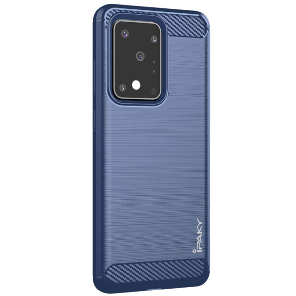 

TPU чехол iPaky Slim Series для Samsung Galaxy S20 Ultra (Синий) (872437)