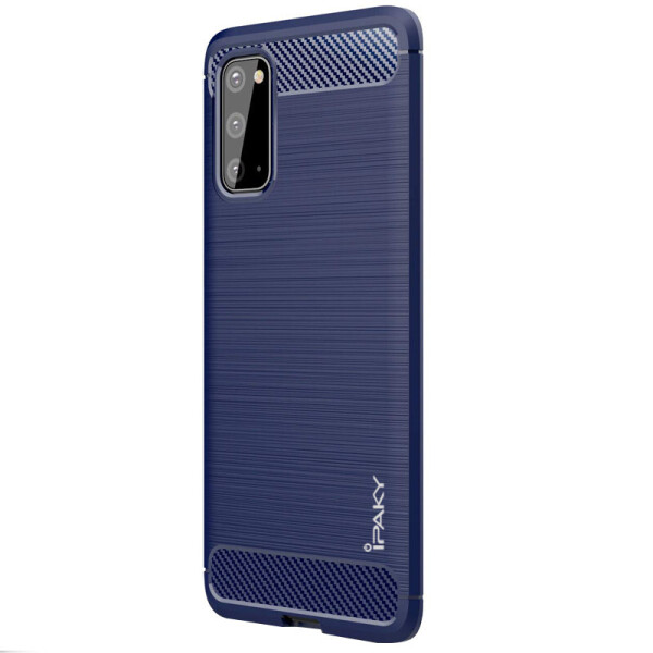 

TPU чехол iPaky Slim Series для Samsung Galaxy S20 (Синий) (872441)