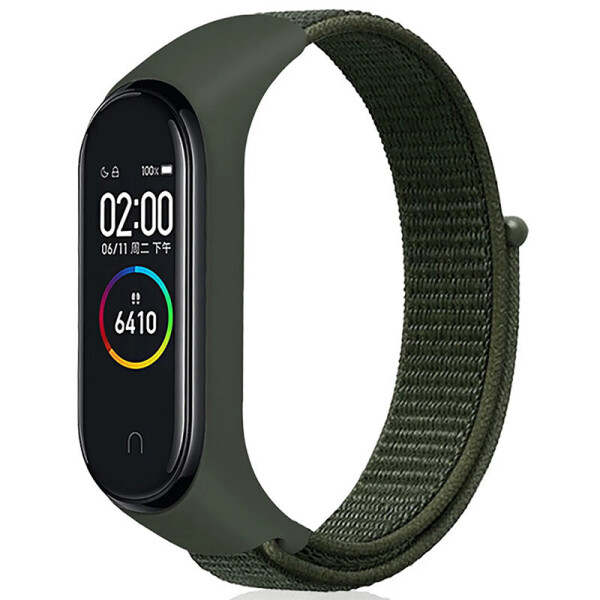 

Ремешок Nylon для Xiaomi Mi Band 3/4/5 (Зеленый) (926402)