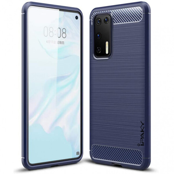 

TPU чехол iPaky Slim Series для Huawei P40 (Синий) (880987)