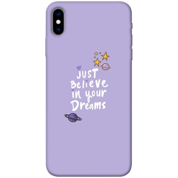 

Чехол Just believe in your Dreams для iPhone X (5.8";) (1070213)