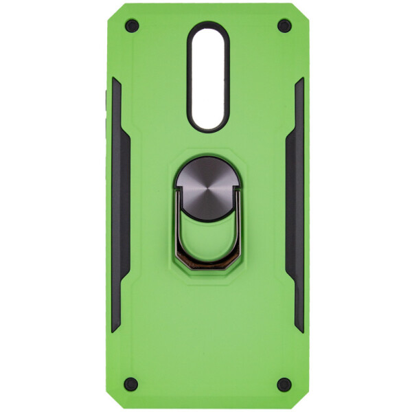 

Ударопрочный чехол SG Ring Color магнитный держатель для Xiaomi Redmi 8 (Салатовый) (784648)