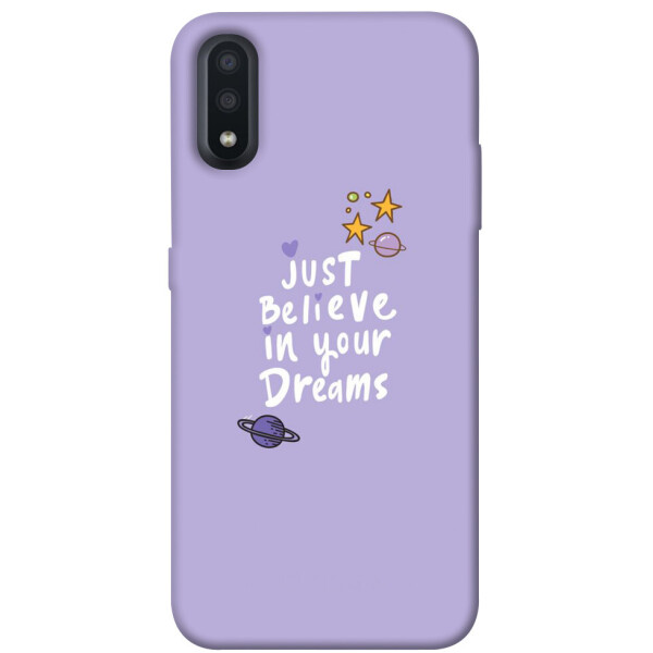 

Чехол Just believe in your Dreams для Galaxy A01 (1070117)