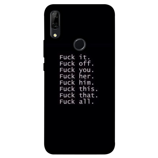 

Чехол F_ck it для Huawei P Smart Z (1074500)