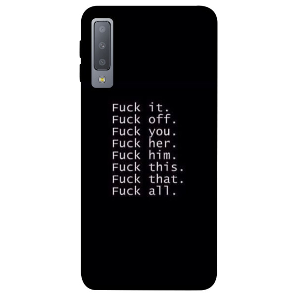 

Чехол F_ck it для Galaxy A7 (2018) (1074587)