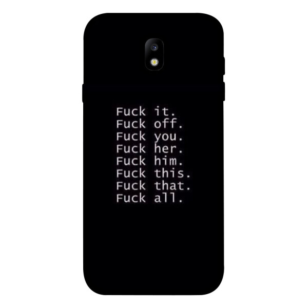 

Чехол F_ck it для Galaxy J7 (2017) (1074599)
