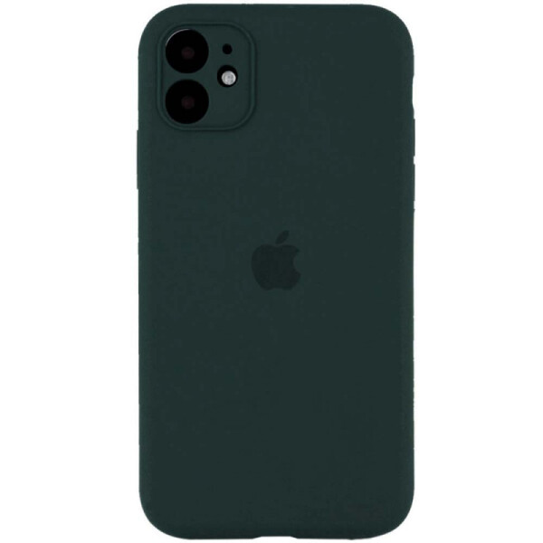 

Чехол Silicone Case Square Full Camera Protective (AA) для Apple iPhone 11 (6.1";) (Зеленый / Black Green) (1086817)