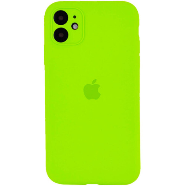 

Чехол Silicone Case Square Full Camera Protective (AA) для Apple iPhone 11 (6.1";) (Салатовый / Neon green) (1080768)