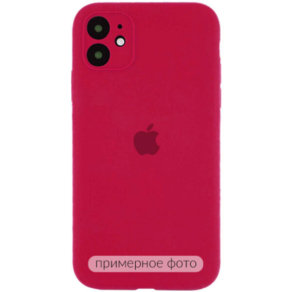 

Чехол Silicone Case Square Full Camera Protective (AA) для Apple iPhone 11 Pro (5.8";) (Красный / Rose Red) (1080789)