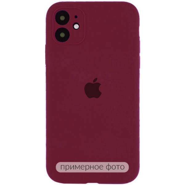 

Чехол Silicone Case Square Full Camera Protective (AA) для Apple iPhone XR (6.1";) (Бордовый / Maroon) (1080831)