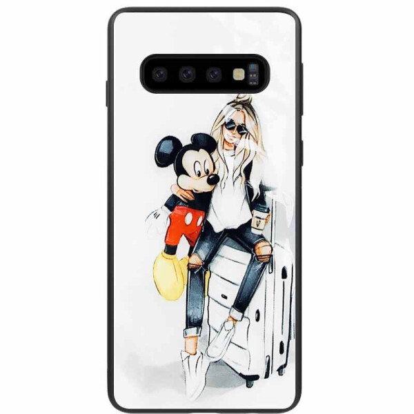 

TPU+PC чехол Prisma Ladies для Samsung Galaxy S10 (Mickey) (1066164)