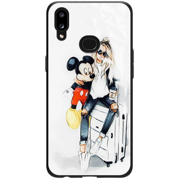 

TPU+PC чехол Prisma Ladies для Samsung Galaxy A10s (Mickey) (1066129)