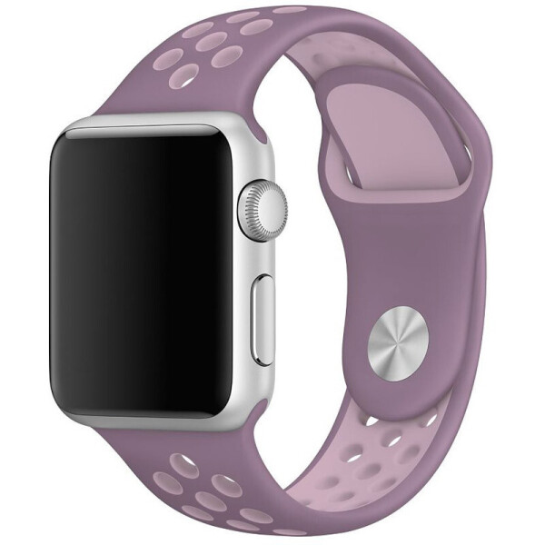 

Силиконовый ремешок Sport Nike+ для Apple watch 42mm / 44mm (lilac pride / Pink) (1081861)