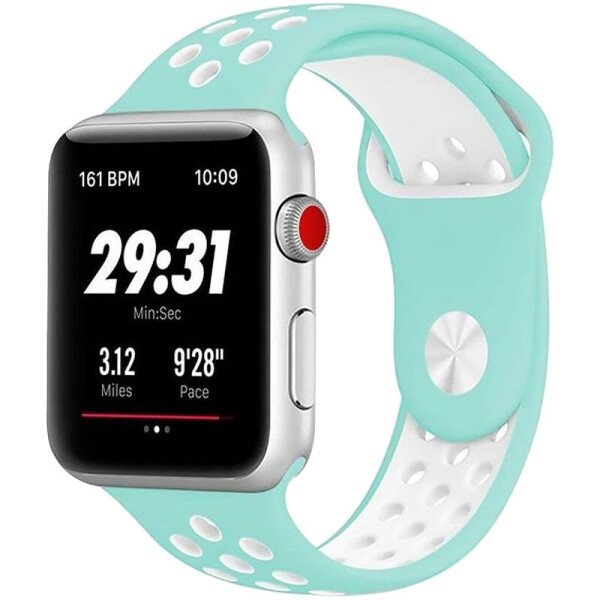 

Силиконовый ремешок Sport Nike+ для Apple watch 42mm / 44mm (Spearmint / Stone) (1081867)