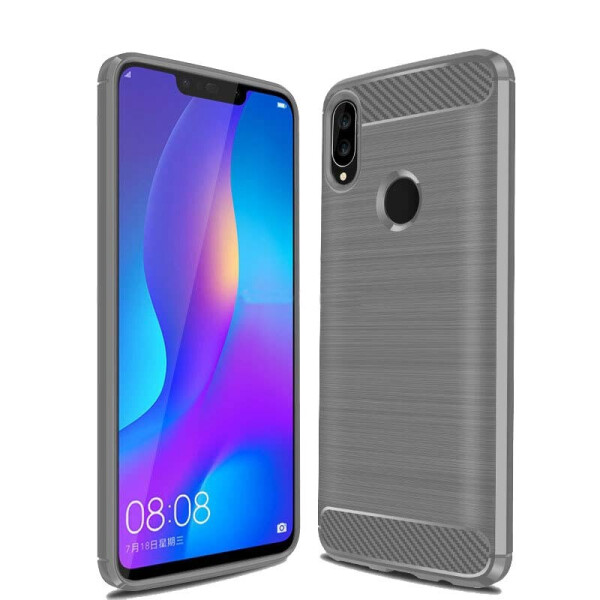 

TPU чехол Slim Series для Huawei P Smart+ (Серый) (622985)