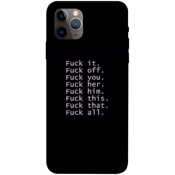 

Чехол F_ck it для iPhone 11 Pro Max (1074450)