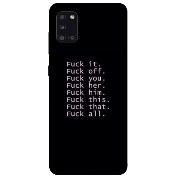 

Чехол F_ck it для Galaxy A31 (2020) (1074473)