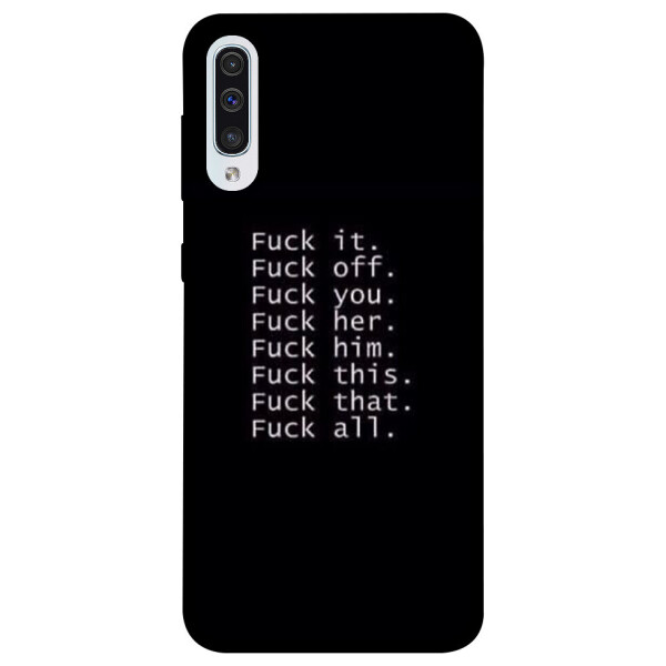 

Чехол F_ck it для Samsung Galaxy A30s (1074476)