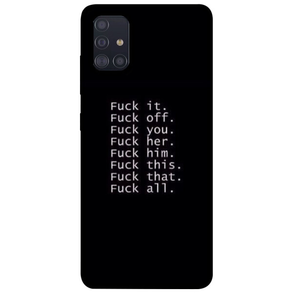 

Чехол F_ck it для Galaxy A51 (2020) (1074477)