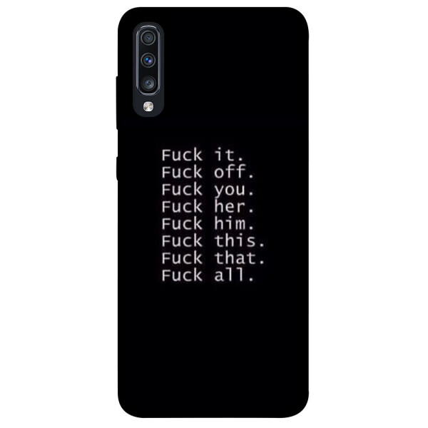 

Чехол F_ck it для Galaxy A70 (2019) (1074478)