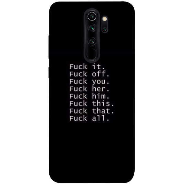 

Чехол F_ck it для Xiaomi Note 8 Pro (1074554)