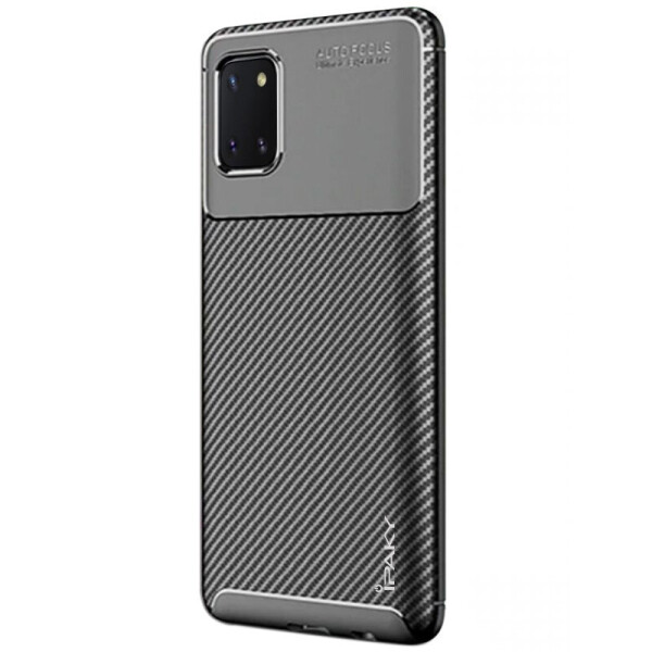

TPU чехол iPaky Kaisy Series для Samsung Galaxy Note 10 Lite (A81) (Черный) (872463)