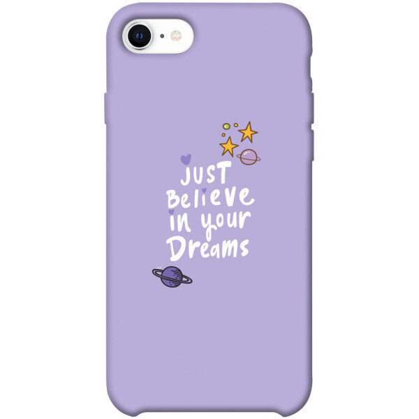 

Чехол Just believe in your Dreams для iPhone SE (2020) (1070113)