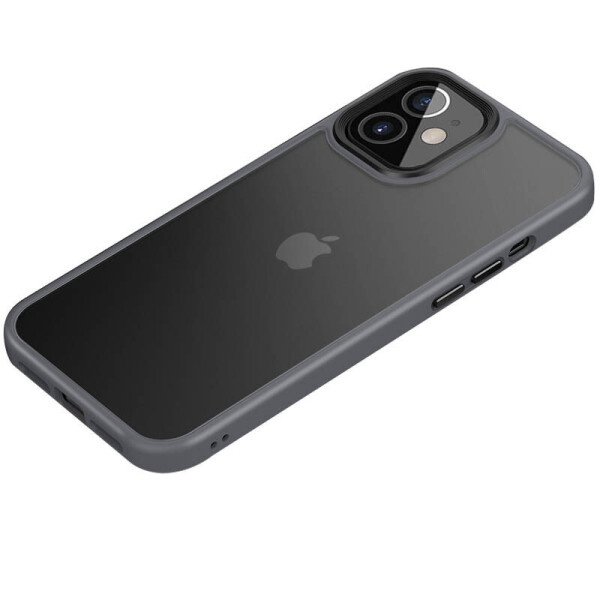 

TPU+PC чехол LikGus Maxshield New для Apple iPhone 12 mini (5.4";) (Серый) (1068894)