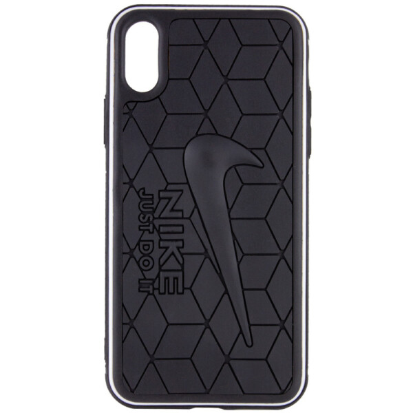 

TPU Чехол Sneakers для iPhone XS (5.8";) (Черный / Nike) (789974)
