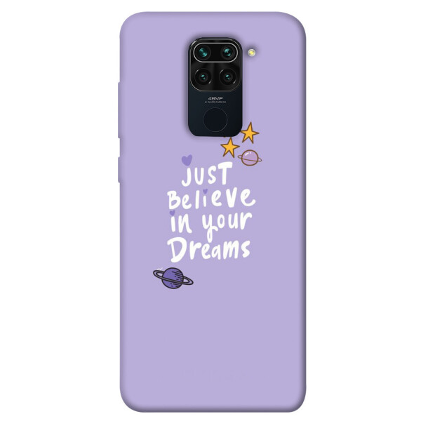 

Чехол Just believe in your Dreams для Xiaomi Redmi Note 9 (1070235)